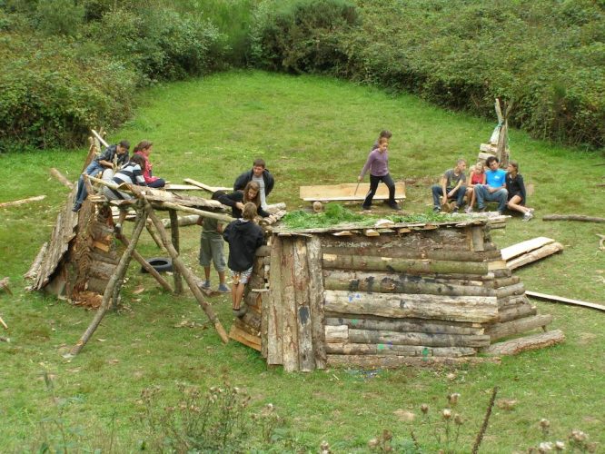 Pédagogie de projet autour des cabanes