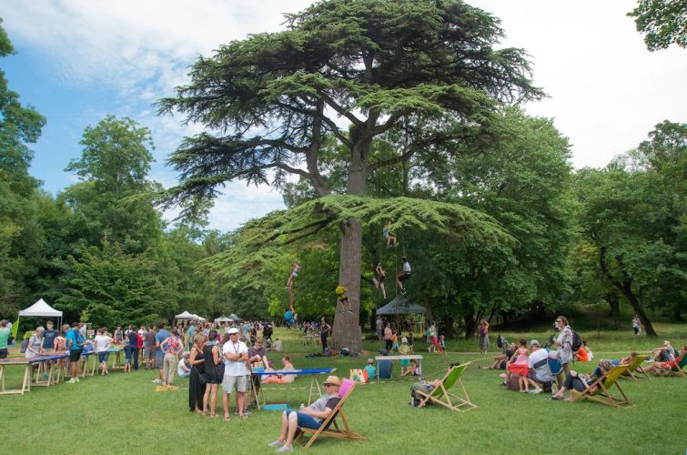 Mise en valeur du patrimoine arboré lors d'un événement grand public